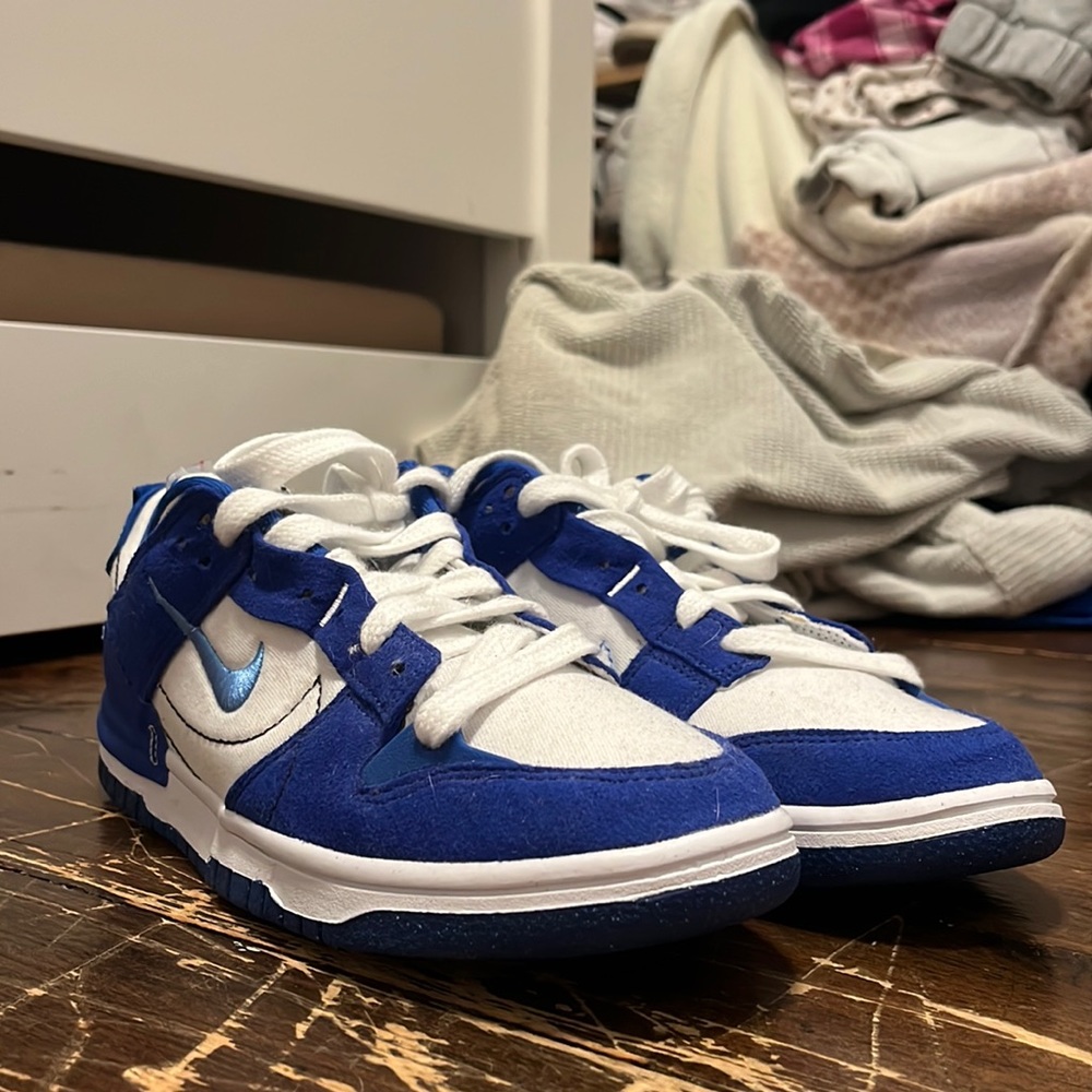 Nike Dunk Low Disrupt 2 White University Blue Women's